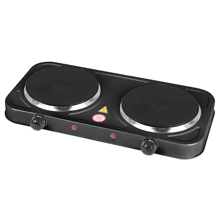 Emerald Electric Coiless Double Burner - Black SM-STV-2686
